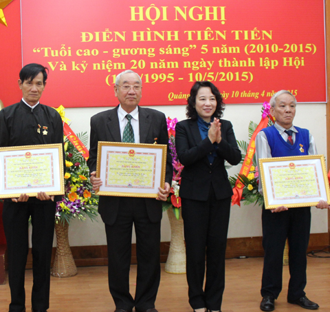 Quảng Ninh Hội nghị điển hình tiên tiến “Tuổi cao – gương sáng” giai đoạn 2010 - 2015